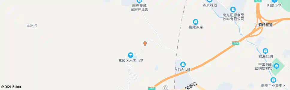 南充木老乡_公交站地图_南充公交_妙搜公交查询2025