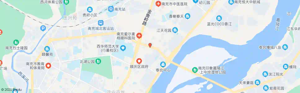 南充长征路_公交站地图_南充公交_妙搜公交查询2025