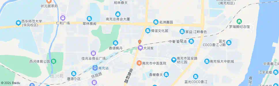南充迎凤路_公交站地图_南充公交_妙搜公交查询2025