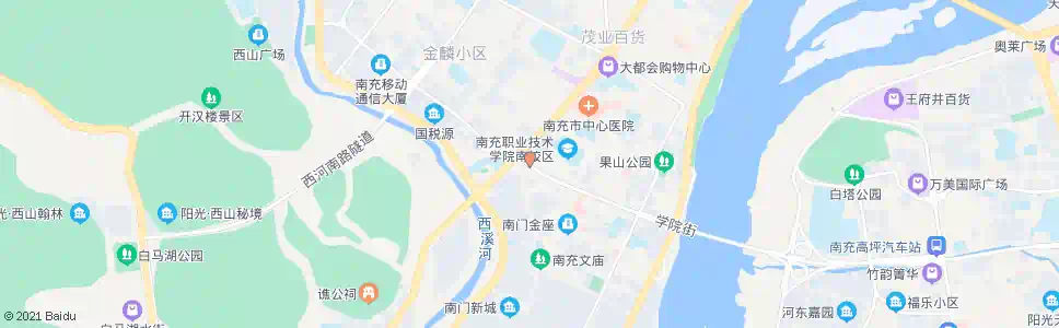 南充桑园路口_公交站地图_南充公交_妙搜公交查询2025