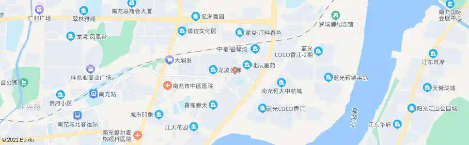 南充延安路口_公交站地图_南充公交_妙搜公交查询2025