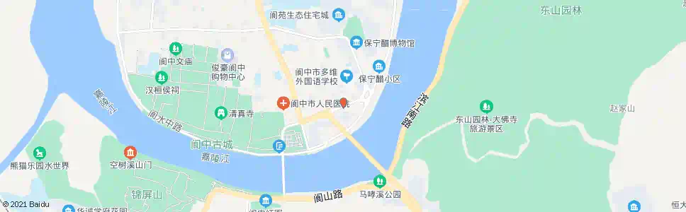 南充嘉陵江二桥_公交站地图_南充公交_妙搜公交查询2025