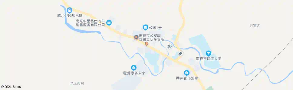 南充群兴南路口_公交站地图_南充公交_妙搜公交查询2025