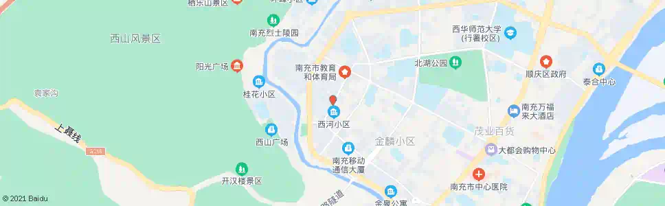 南充宜川街口_公交站地图_南充公交_妙搜公交查询2025