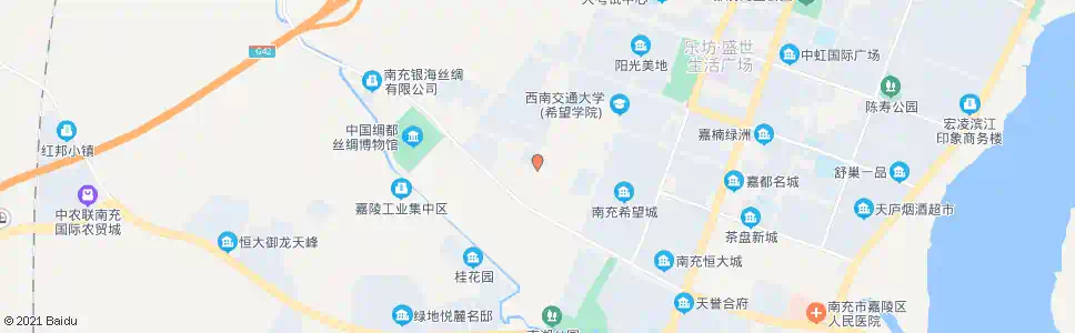 南充万福路_公交站地图_南充公交_妙搜公交查询2025