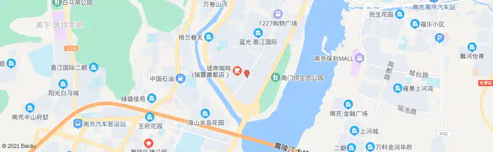 南充南门中街_公交站地图_南充公交_妙搜公交查询2025