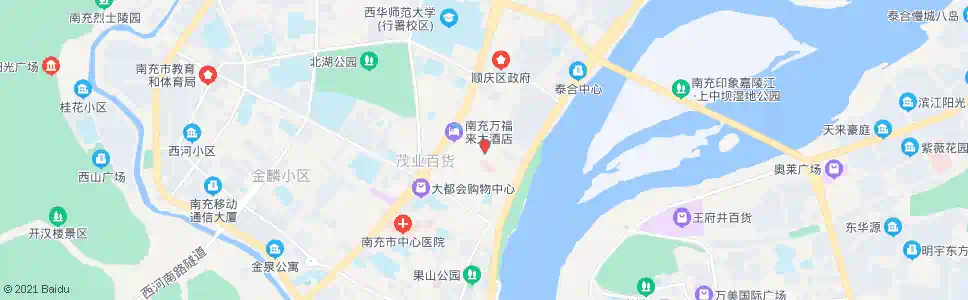 南充杨家巷_公交站地图_南充公交_妙搜公交查询2025