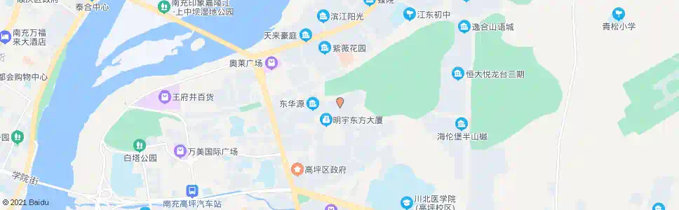 南充新东豪园_公交站地图_南充公交_妙搜公交查询2025