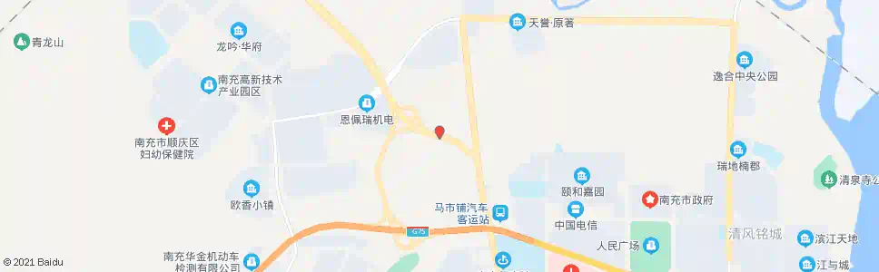 南充郑家湾_公交站地图_南充公交_妙搜公交查询2025