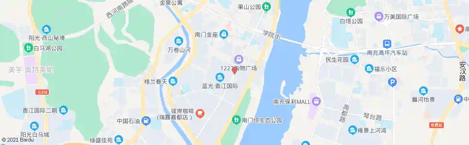 南充文峰街一段_公交站地图_南充公交_妙搜公交查询2025