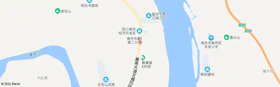 南充张家祠堂_公交站地图_南充公交_妙搜公交查询2025