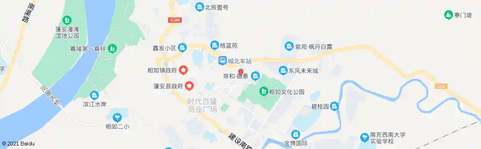 南充豆芽井_公交站地图_南充公交_妙搜公交查询2025