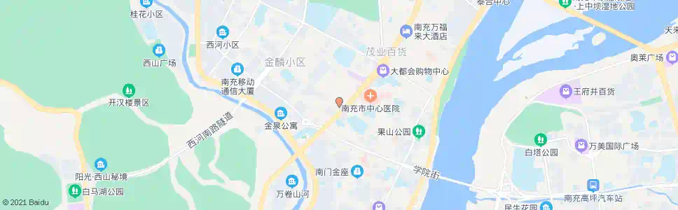 南充小西门_公交站地图_南充公交_妙搜公交查询2025