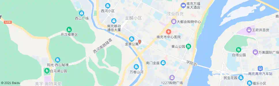 南充表方街_公交站地图_南充公交_妙搜公交查询2025