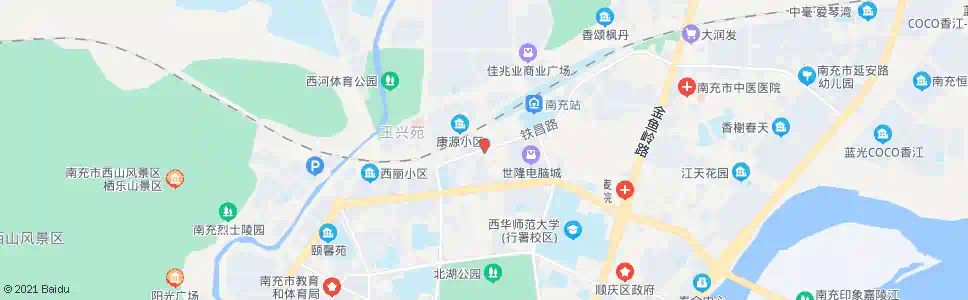 南充北斗巷_公交站地图_南充公交_妙搜公交查询2025