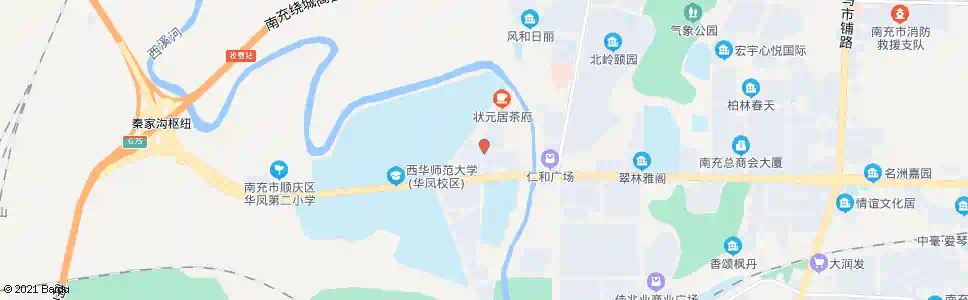 南充大兴街口_公交站地图_南充公交_妙搜公交查询2025