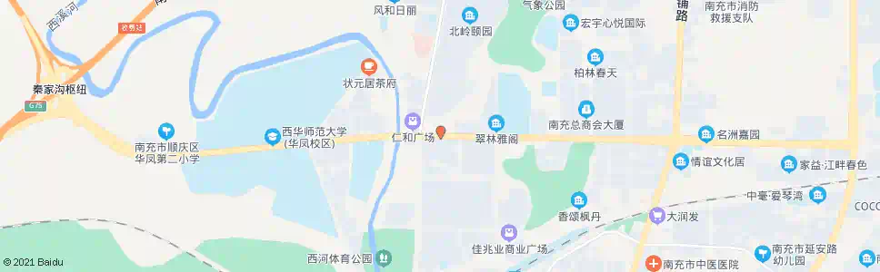 南充杜家咀_公交站地图_南充公交_妙搜公交查询2025