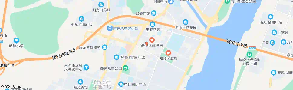 南充建业路_公交站地图_南充公交_妙搜公交查询2025
