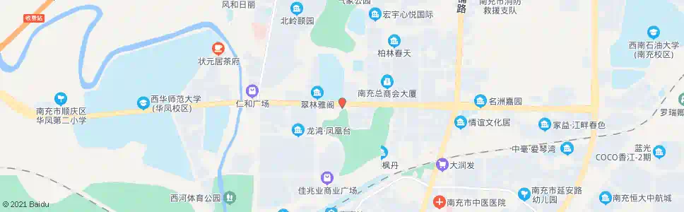 南充舞凤山_公交站地图_南充公交_妙搜公交查询2025