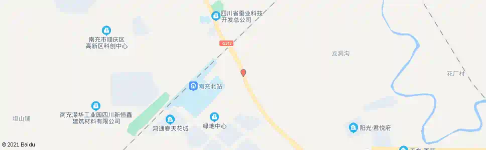 南充李家垭口_公交站地图_南充公交_妙搜公交查询2025