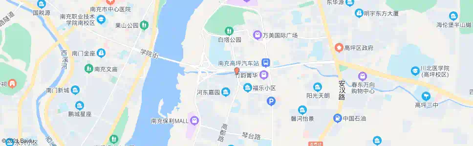 南充临溪街口_公交站地图_南充公交_妙搜公交查询2025
