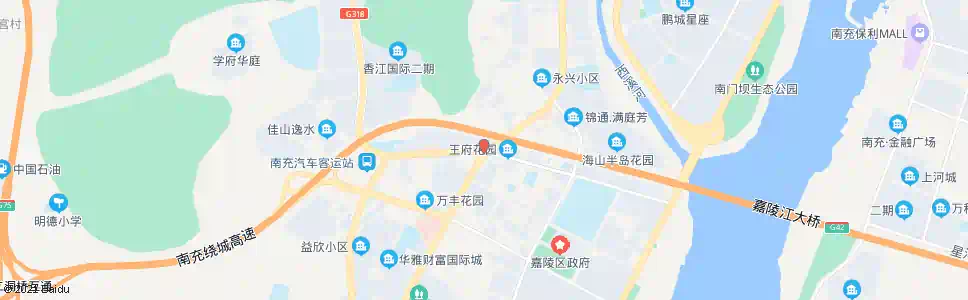 南充都尉路口_公交站地图_南充公交_妙搜公交查询2025