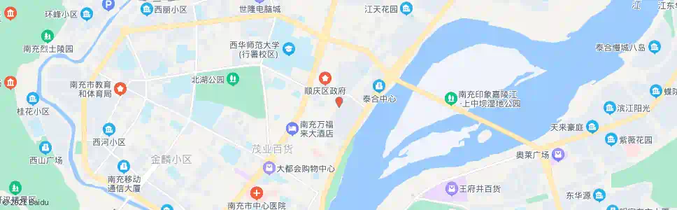 南充建材市场_公交站地图_南充公交_妙搜公交查询2025