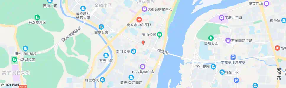 南充府衙_公交站地图_南充公交_妙搜公交查询2025
