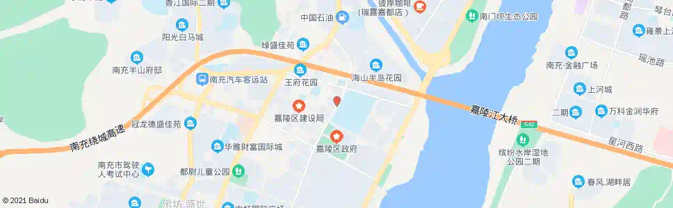 南充长庆街口_公交站地图_南充公交_妙搜公交查询2025