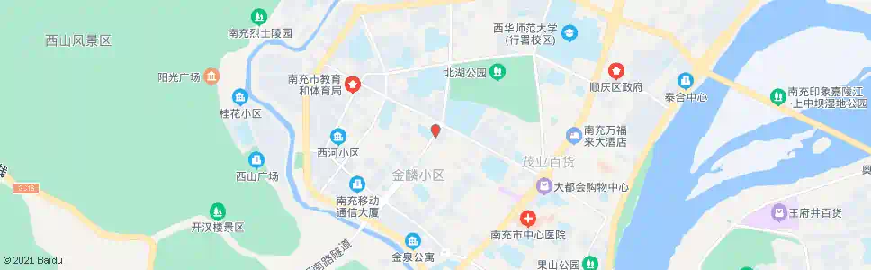 南充西河南路_公交站地图_南充公交_妙搜公交查询2025