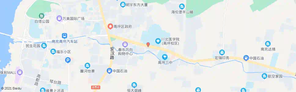 南充学院大道_公交站地图_南充公交_妙搜公交查询2025