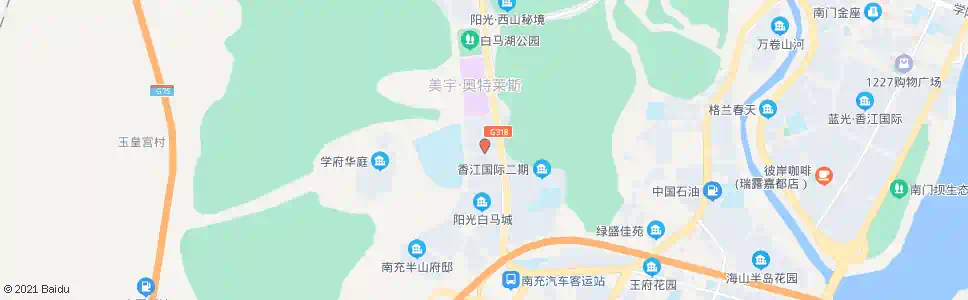 南充黄莲湾_公交站地图_南充公交_妙搜公交查询2025