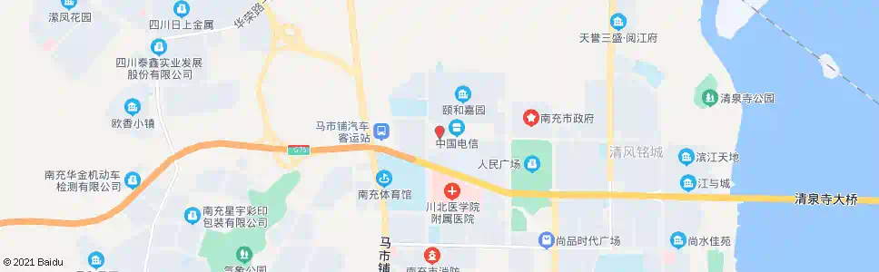 南充万年西路_公交站地图_南充公交_妙搜公交查询2025