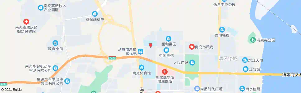 南充文渊街_公交站地图_南充公交_妙搜公交查询2025