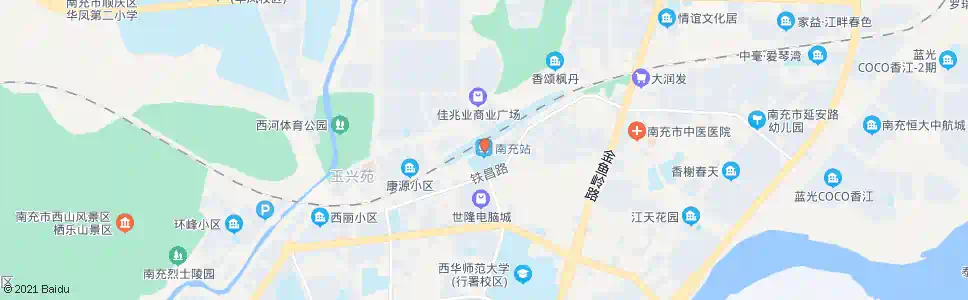 南充铁昌路_公交站地图_南充公交_妙搜公交查询2025