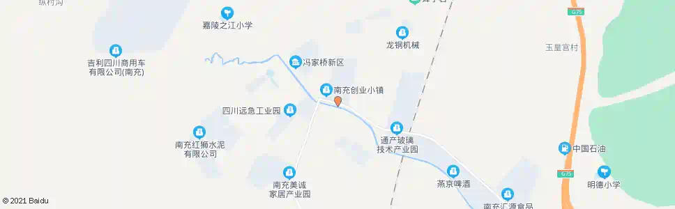 南充冯家桥_公交站地图_南充公交_妙搜公交查询2025