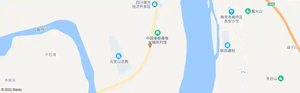 南充孙家坡_公交站地图_南充公交_妙搜公交查询2025