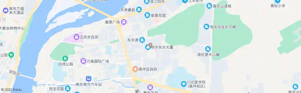 南充青松路_公交站地图_南充公交_妙搜公交查询2025