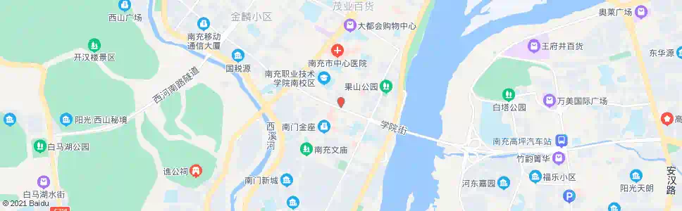 南充丁香新村_公交站地图_南充公交_妙搜公交查询2025