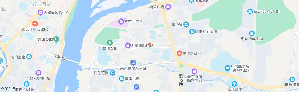 南充鹤鸣东路_公交站地图_南充公交_妙搜公交查询2025