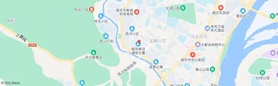 南充金泉路_公交站地图_南充公交_妙搜公交查询2025