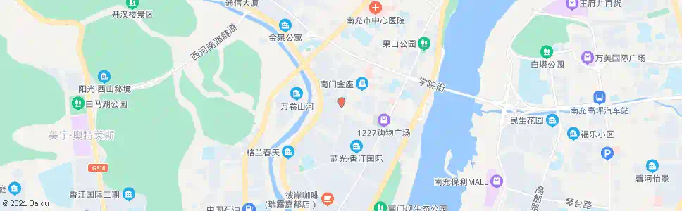 南充桑园路_公交站地图_南充公交_妙搜公交查询2025