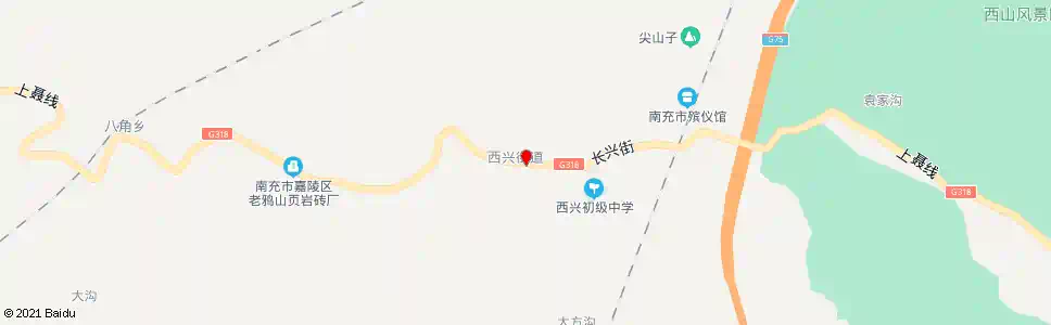 南充西兴医院_公交站地图_南充公交_妙搜公交查询2025