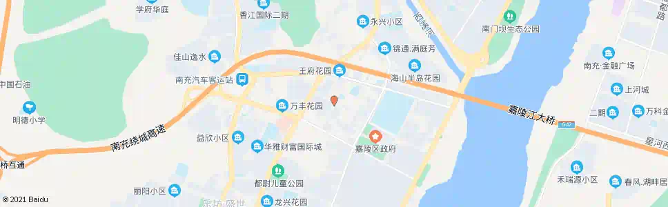 南充嘉兴路_公交站地图_南充公交_妙搜公交查询2025
