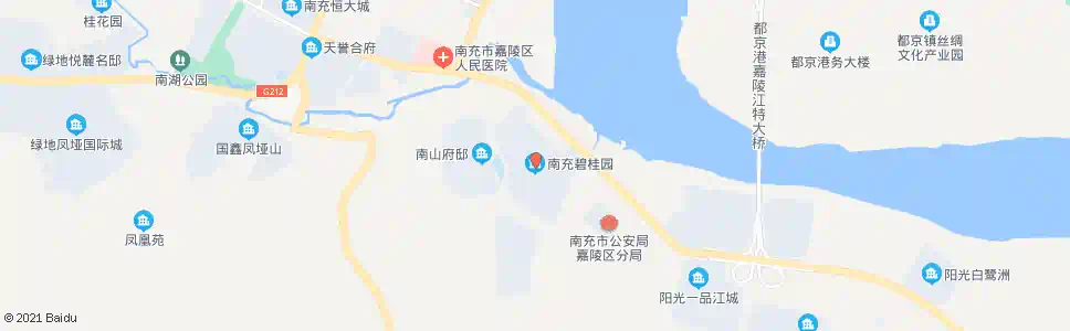 南充碧桂园中_公交站地图_南充公交_妙搜公交查询2025