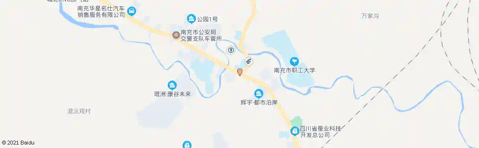南充南运集团驾校_公交站地图_南充公交_妙搜公交查询2025
