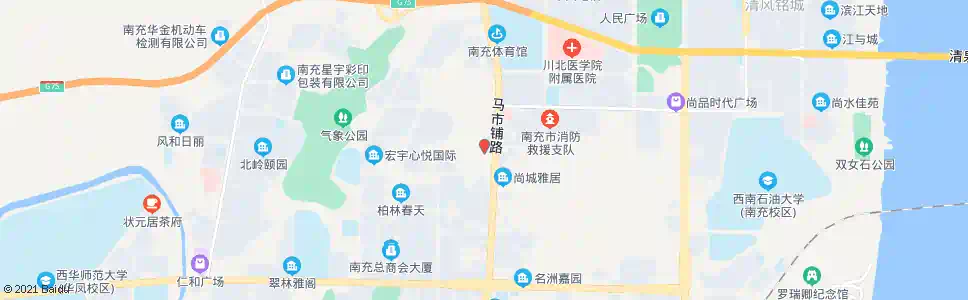 南充输气队站_公交站地图_南充公交_妙搜公交查询2025