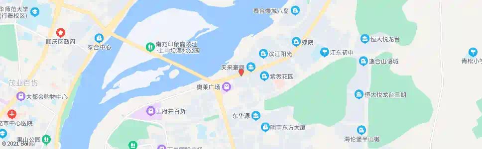 南充江东中路七段_公交站地图_南充公交_妙搜公交查询2025