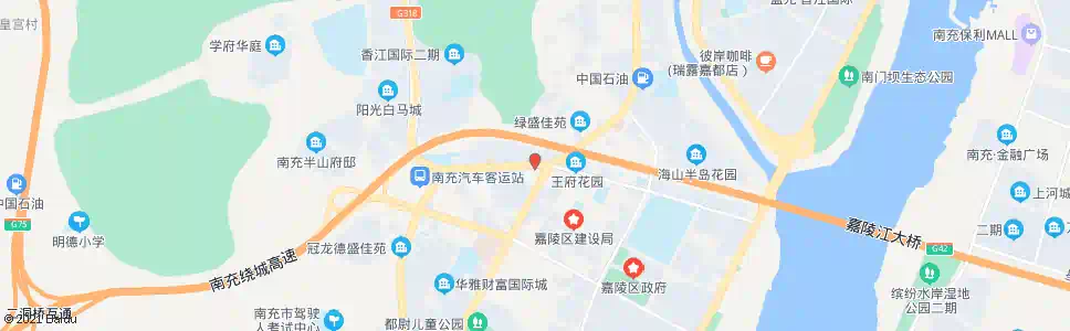 南充火花路_公交站地图_南充公交_妙搜公交查询2025