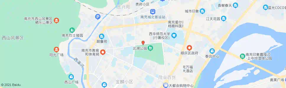 南充北湖路_公交站地图_南充公交_妙搜公交查询2025